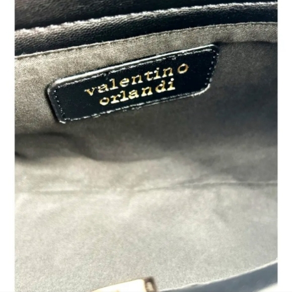 Valentino Orlandi Black Quilted Satchel 💥 - Picture 12 of 12